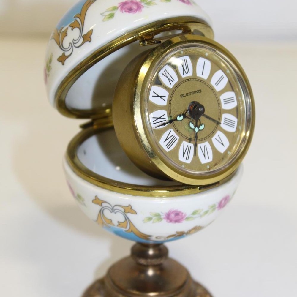 Vintage porcelain Blessings West Germany clock